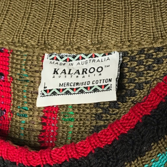 KALAROO Australia Vintage Knit 3D Cotton Sweater - Picture 3 of 6